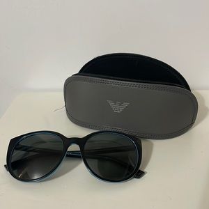 Armani Sunglasses, perfect condition with blue tint